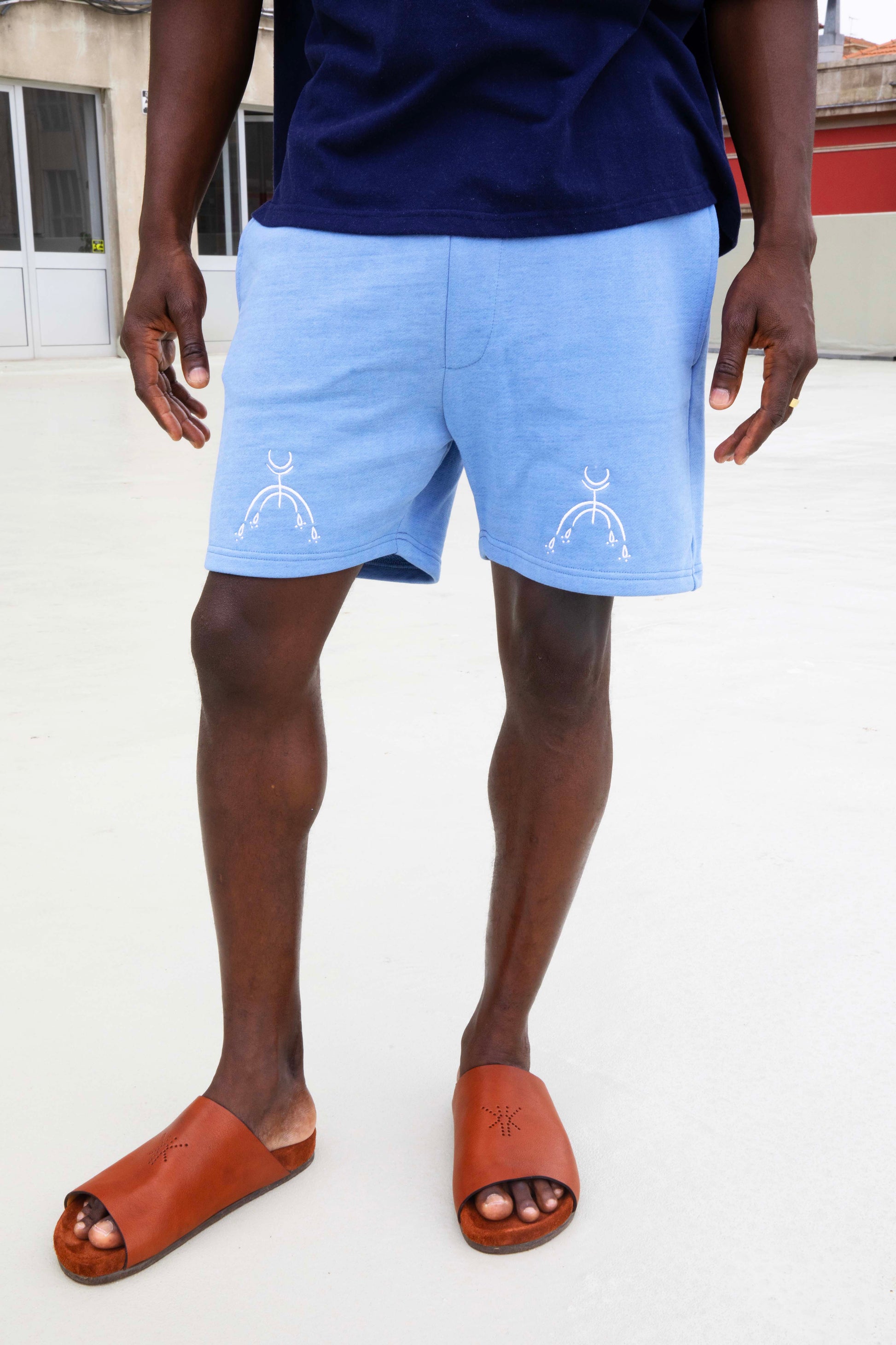 MEN'S TATTOO SHORTS - INDIGO
