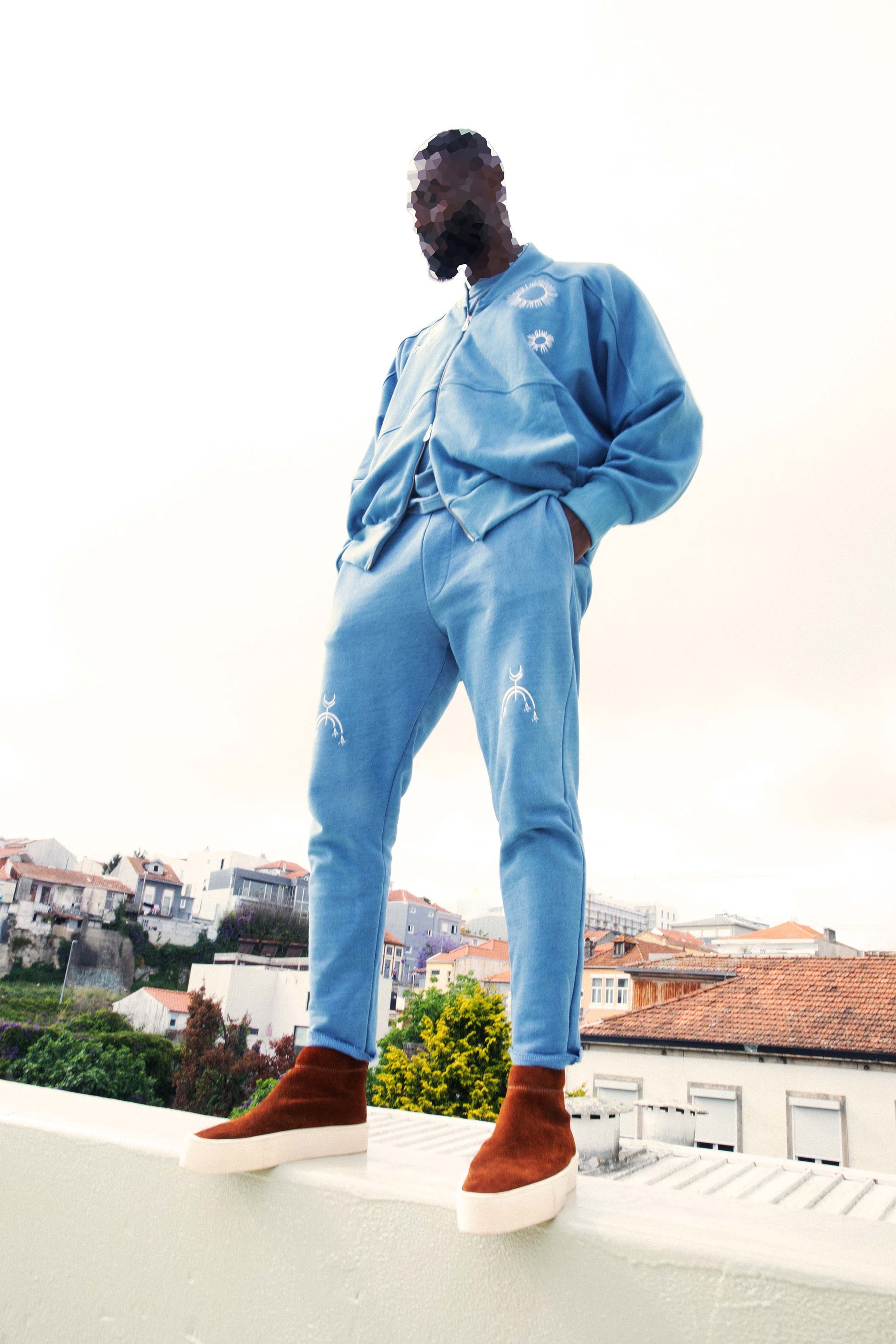 MEN'S TATTOO PANTS - INDIGO