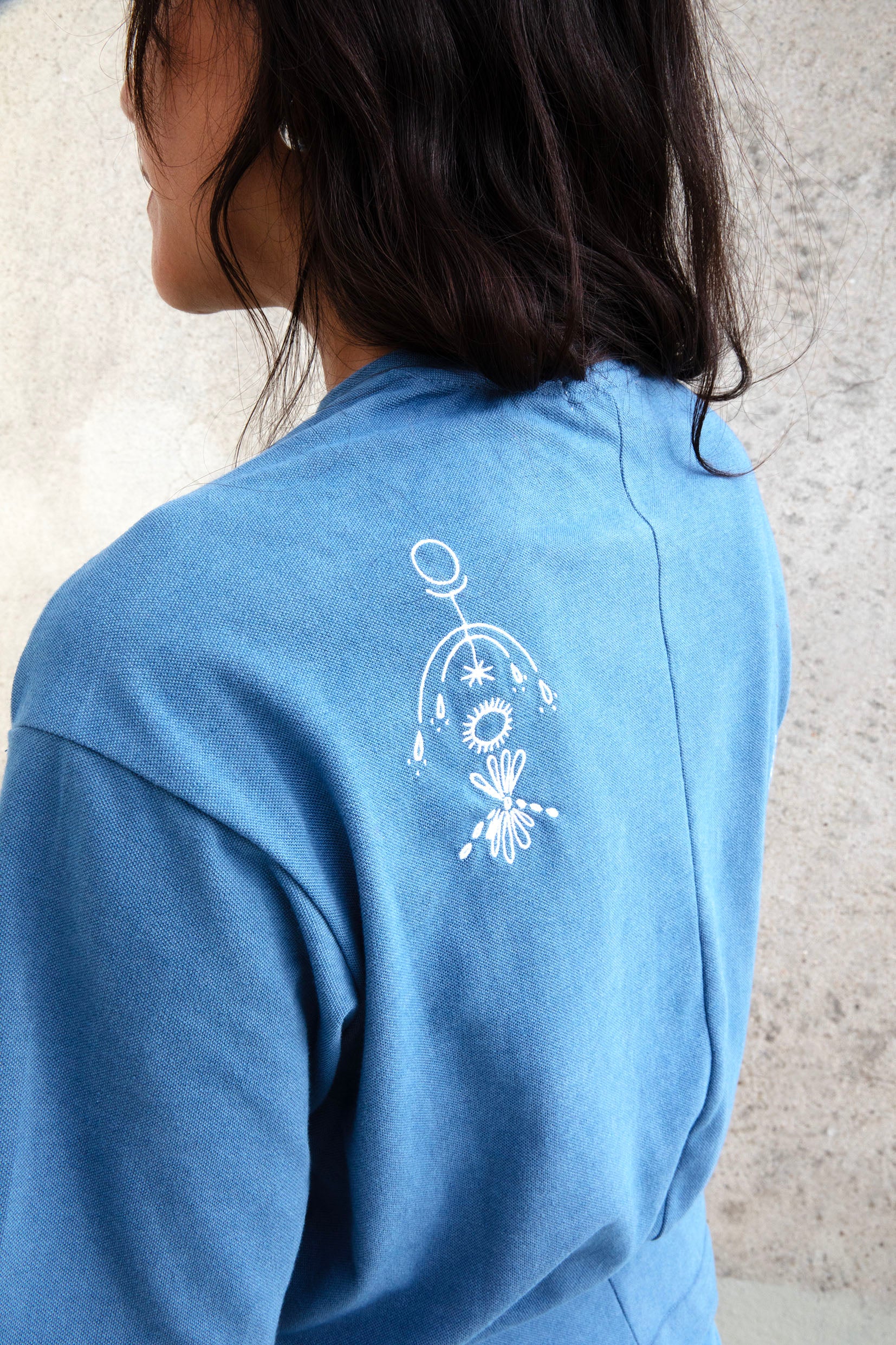 WOMEN'S TATTOO TEE - INDIGO