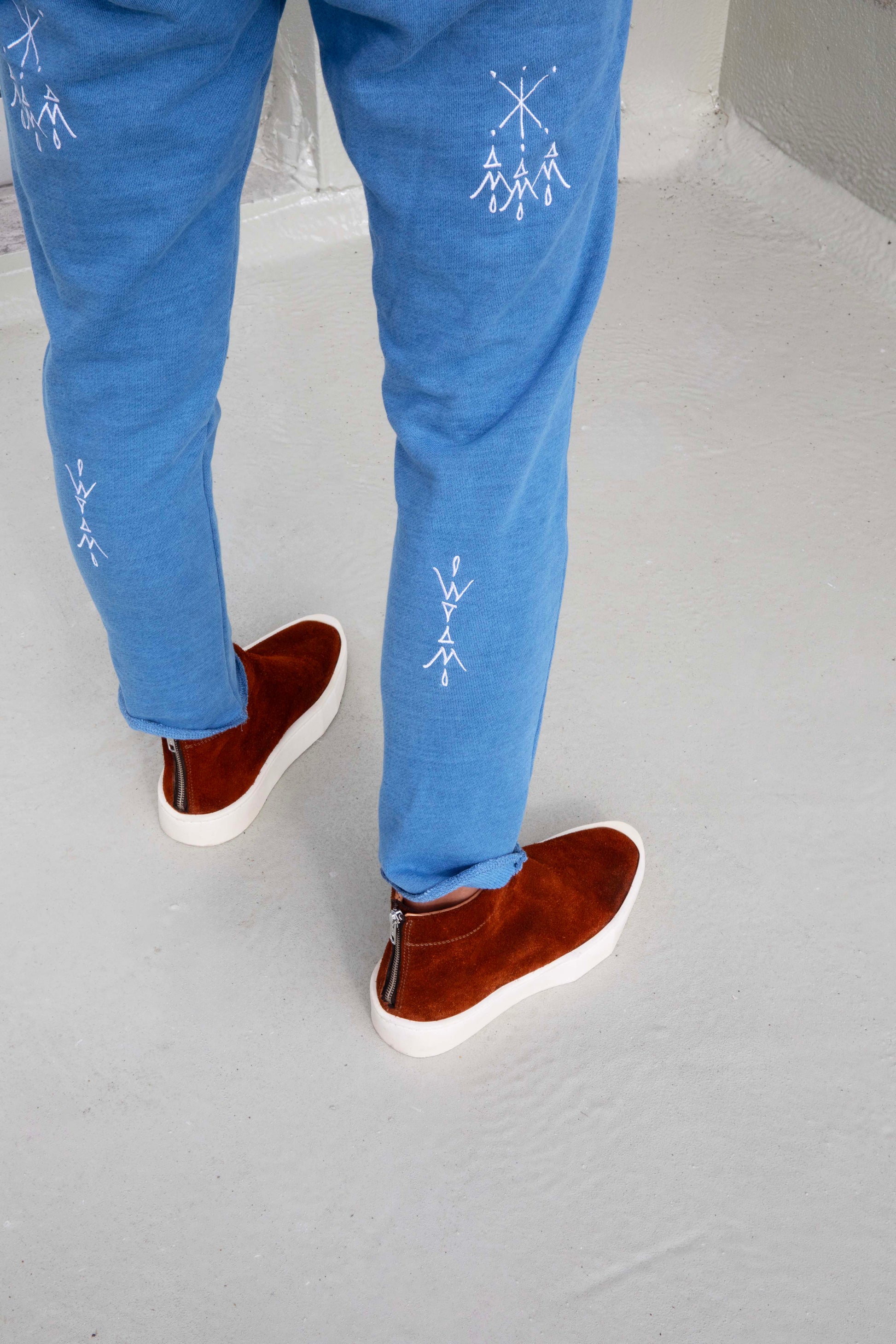 WOMEN'S TATTOO PANTS - INDIGO